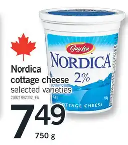Fortinos NORDICA COTTAGE CHEESE, 750 g offer