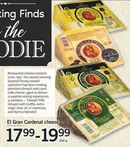 Fortinos EL GRAN CARDENAL CHEESE, 250 g offer