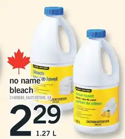 Fortinos NO NAME BLEACH, 1.27 L offer