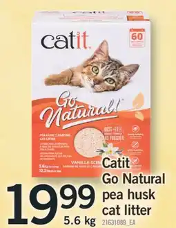 Fortinos CATIT GO NATURAL PEA HUSK CAT LITTER, 5.6 kg offer