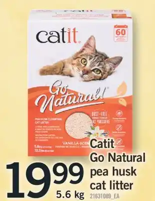 Fortinos CATIT GO NATURAL PEA HUSK CAT LITTER, 5.6 kg offer