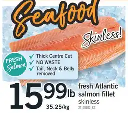 Fortinos FRESH ATLANTIC SALMON FILLET offer
