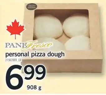 Fortinos PERSONAL PIZZA DOUGH, 908 g offer