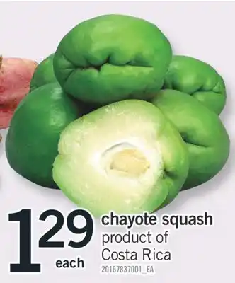Fortinos CHAYOTE SQUASH offer