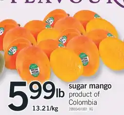 Fortinos SUGAR MANGO offer
