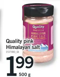 Fortinos QUALITY PINK HIMALAYAN SALT, 500 g offer