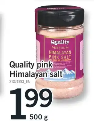 Fortinos QUALITY PINK HIMALAYAN SALT, 500 g offer