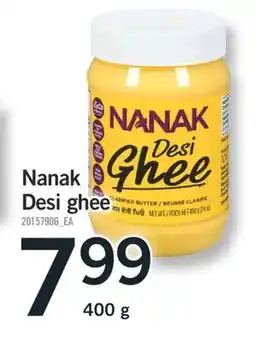 Fortinos NANAK DESI GHEE, 400 g offer