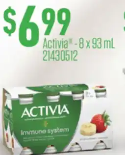 Fortinos ACTIVIA -8 x 93 mL offer