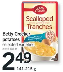 Fortinos BETTY CROCKER POTATOES, 141-215 g offer