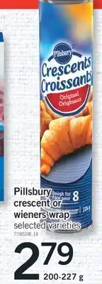Fortinos PILLSBURY CRESCENT OR WIENERS WRAP, 200-227 g offer