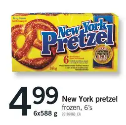 Fortinos NEW YORK PRETZEL, 6'S, 6x588 g offer