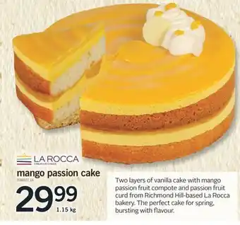 Fortinos MANGO PASSION CAKE, 1.15 kg offer