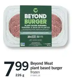 Fortinos BEYOND MEAT PLANT BASED BURGER, 226 g offer