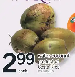 Fortinos WATER COCONUT offer