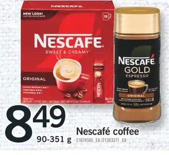 Fortinos NESCAFÉ COFFEE, 90-351 g offer