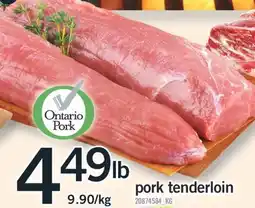 Fortinos PORK TENDERLOIN offer