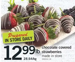 Fortinos CHOCOLATE COVERED STRAWBERRIES offer