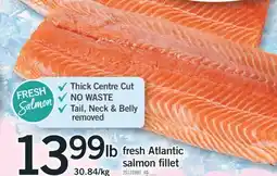 Fortinos FRESH ATLANTIC SALMON FILLET offer