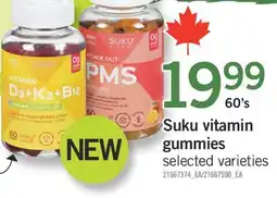 Fortinos SUKU VITAMIN GUMMIE, 60'S offer