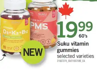 Fortinos SUKU VITAMIN GUMMIE, 60'S offer