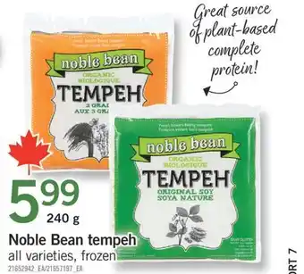 Fortinos NOBLE BEAN TEMPEH, 240 G offer