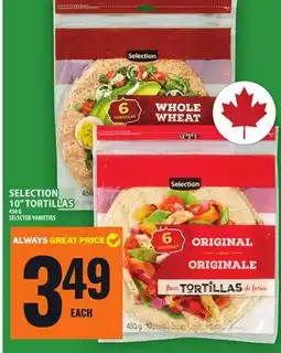 Food Basics SELECTION 10 TORTILLAS offer
