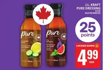 Food Basics J.L. KRAFT PURE DRESSING offer