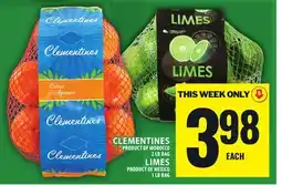 Food Basics CLEMENTINES OR LIMES offer