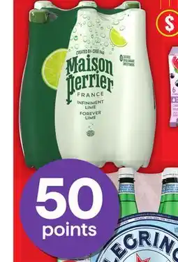 Food Basics SAN PELLEGRINO OR MAISON PERRIER CARBONATED WATER offer
