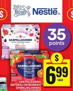 Food Basics SAN PELLEGRINO NATURALI OR MOMENTI SPARKLING DRINKS offer