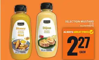 Food Basics SELECTION MUSTARD offer