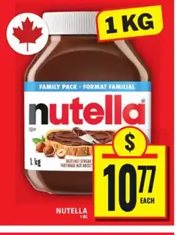 Food Basics NUTELLA offer