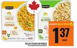 Food Basics SELECTION ENTRÉES offer
