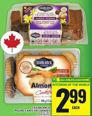 Food Basics CASABLANCA POUND CAKES OR COOKIES offer