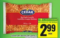Food Basics CEDAR DRY BEANS OR LENTILS offer