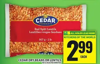 Food Basics CEDAR DRY BEANS OR LENTILS offer