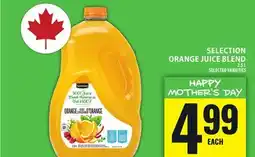 Food Basics SELECTION ORANGE JUICE BLEND offer