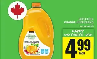 Food Basics SELECTION ORANGE JUICE BLEND offer