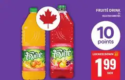 Food Basics FRUITÉ DRINK offer