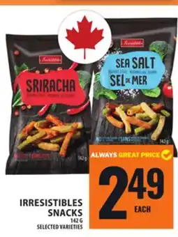 Food Basics IRRESISTIBLES SNACKS offer
