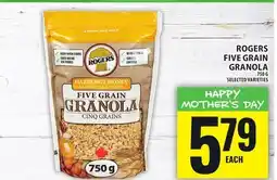Food Basics ROGERS FIVE GRAIN GRANOLA offer