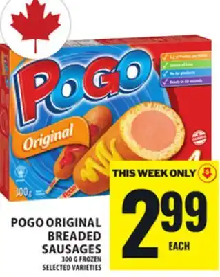 Food Basics POGO ORIGINAL BREADED SAUSAGES offer