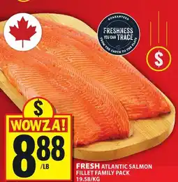Food Basics FRESH ATLANTIC SALMON FILLET FAMILY PACK offer