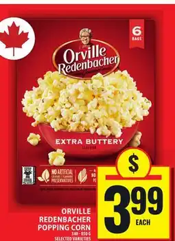 Food Basics ORVILLE REDENBACHER POPPING CORN offer