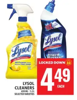 Food Basics LYSOL CLEANERS offer
