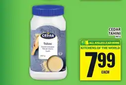 Food Basics CEDAR TAHINI offer