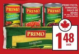 Food Basics PRIMO PASTA, TOMATOES, SAUCE OR BEANS offer