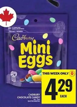 Food Basics CADBURY CHOCOLATE CANDY offer