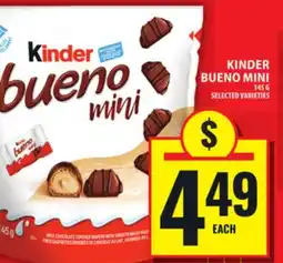 Food Basics KINDER BUENO MINI offer